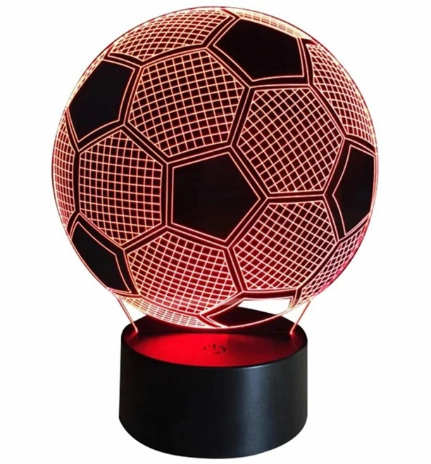 Lampášik Futbalová Lopta 3D LED Nocná Lampička