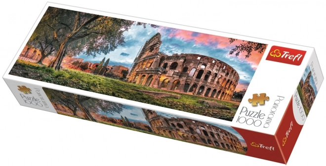 Panoramatické puzzle Koloseum za úsvitu