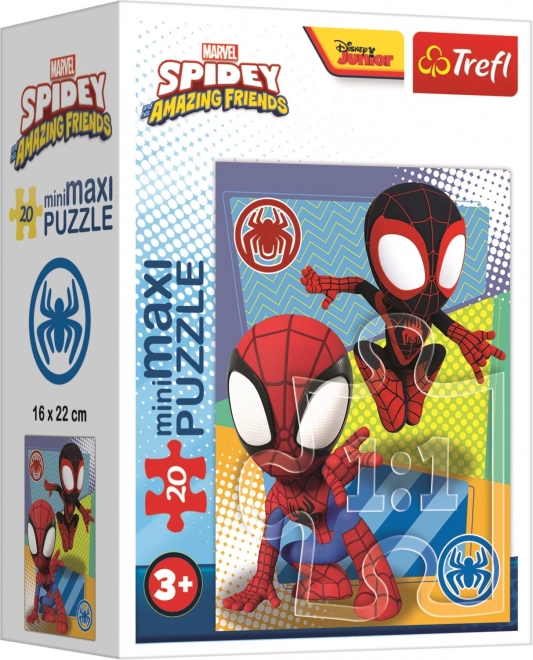 Puzzle Spidey a jeho úžasní priatelia 20 dielikov