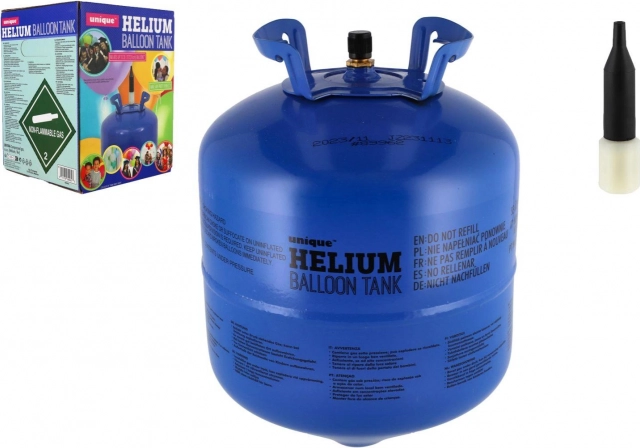 Hélium pro 20 balónikov v krabici 26 × 20 cm
