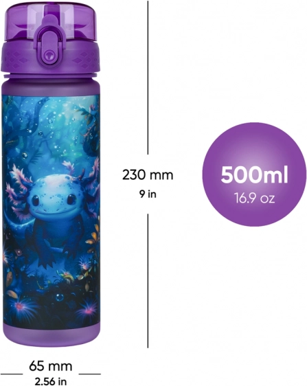 Tritanová fľaša na pitie Axolotl 500 ml