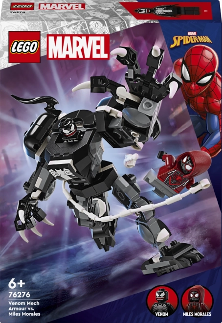 LEGO Marvel Venom v robotickom brnení vs. Miles Morales