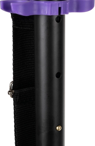 Skladacia mestská kolobežka pre deti s veľkými kolesami (200 mm) – fialová