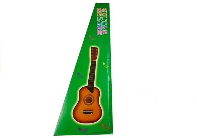 Drevená Gitara Krémová S Trsátkom