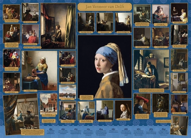 Puzzle Vermeer 1000 Dielikov