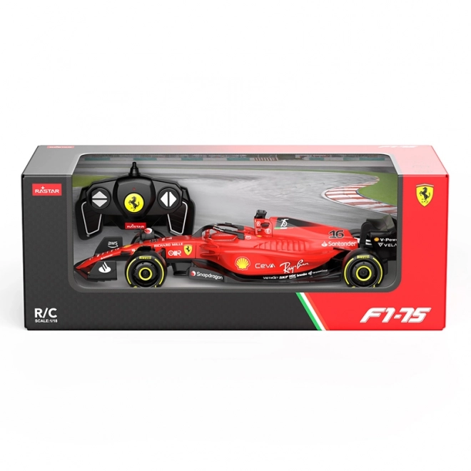 Model Ferrari F1 75 na diaľkové ovládanie v mierke 1:18