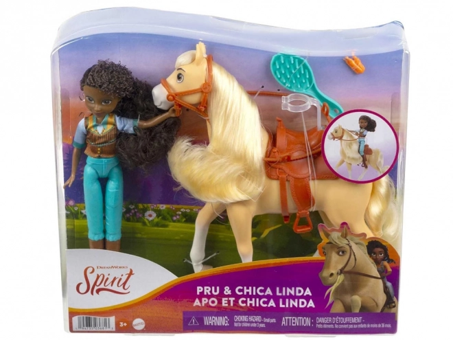 Mattel Spirit Jazdecká sada Pru a Kôň Chica