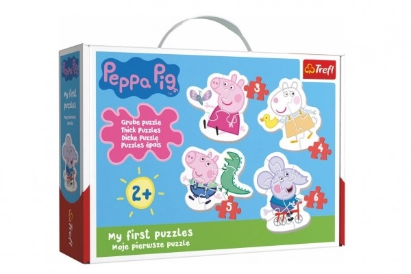 Baby puzzle Prasiatko Peppa 4v1