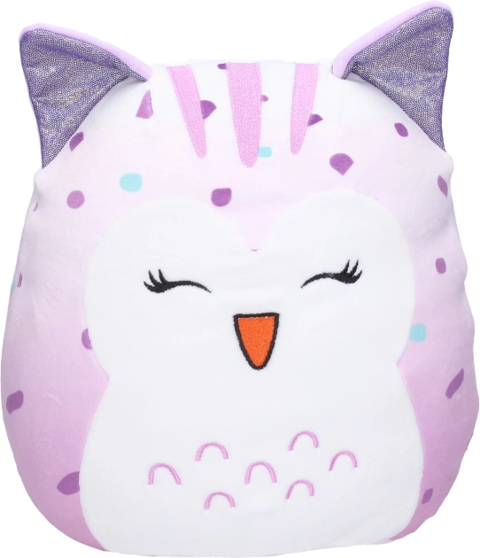Plyšový vankúš s motívom sovy 25 cm