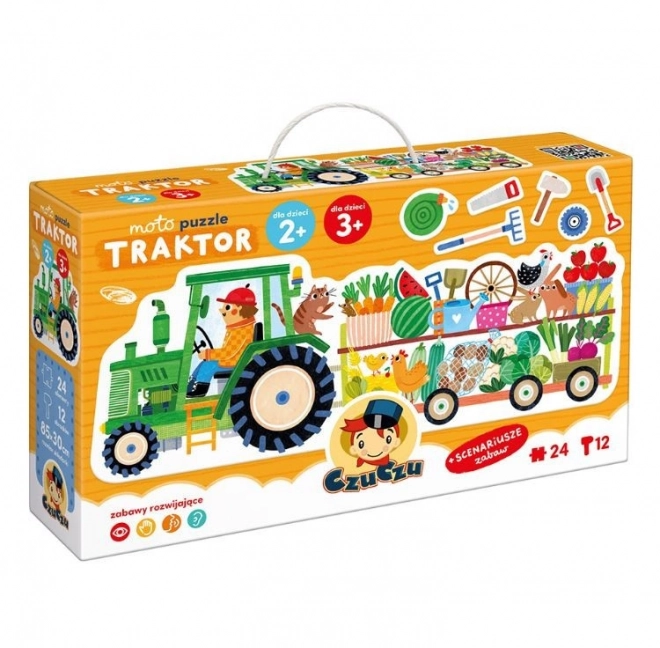 Vláčik Puzzle Traktor