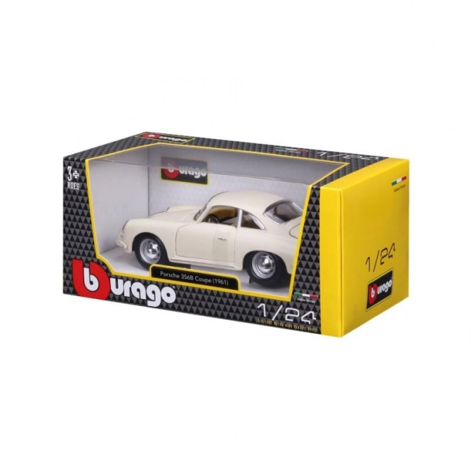 Kovový model Porsche 356B Coupe (1961) Ivory v mierke 1:24