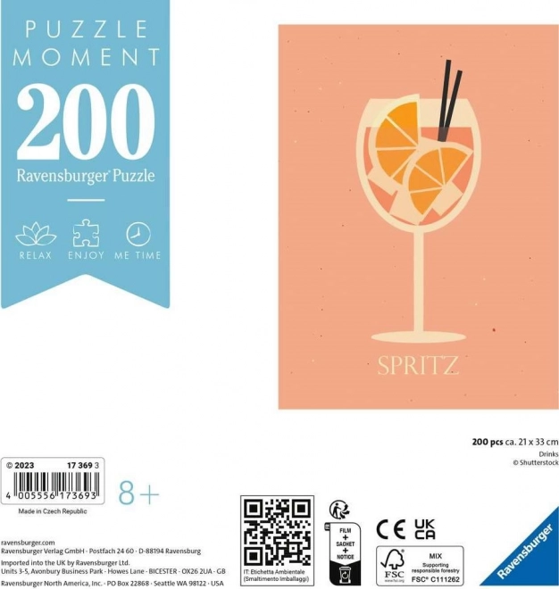 Puzzle Moment: Drink od Ravensburger - 200 dielikov