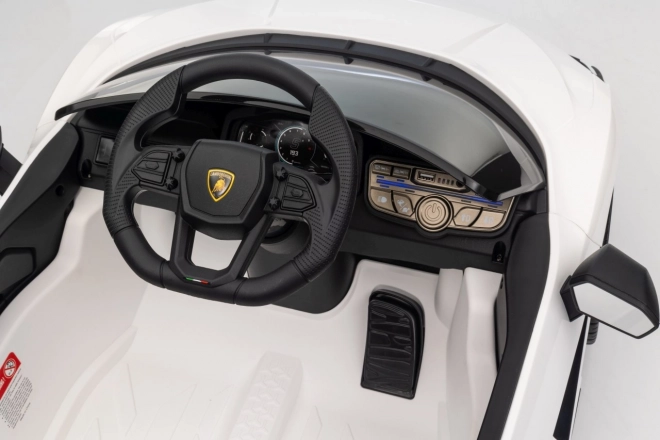 Detské elektrické vozidlo Lamborghini Revuelto biele