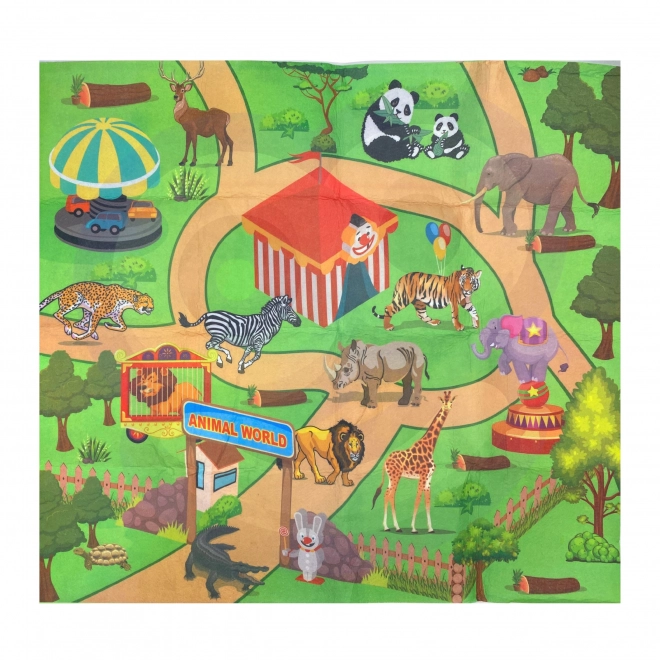 Safari set s figúrkami a podložkou