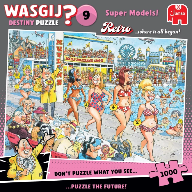 Wasgij Destiny 9: Super Modelky Puzzle 1000 Dielov