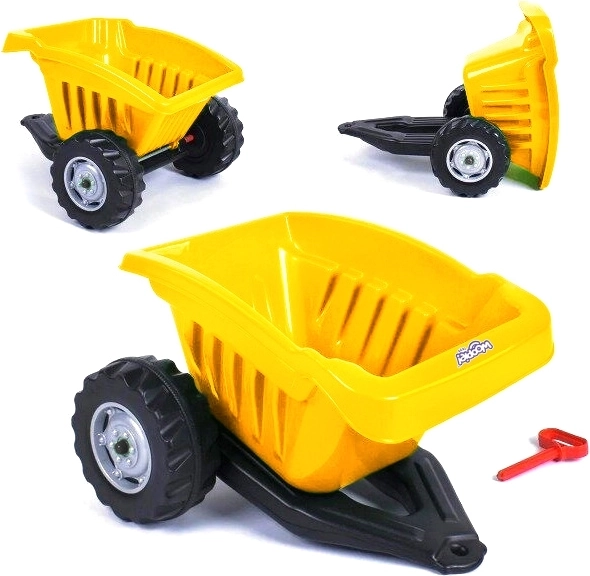 Woopie detský príves Active Trailer žltý 35 kg