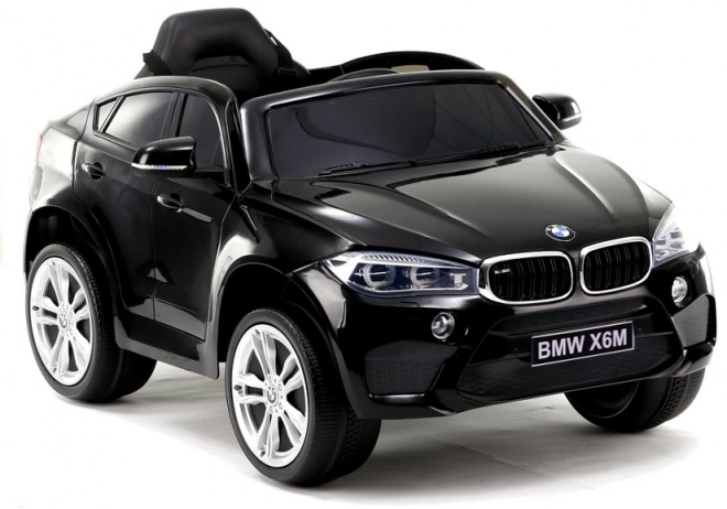 Čierne Lakované Detské Auto na Akumulátor BMW X6