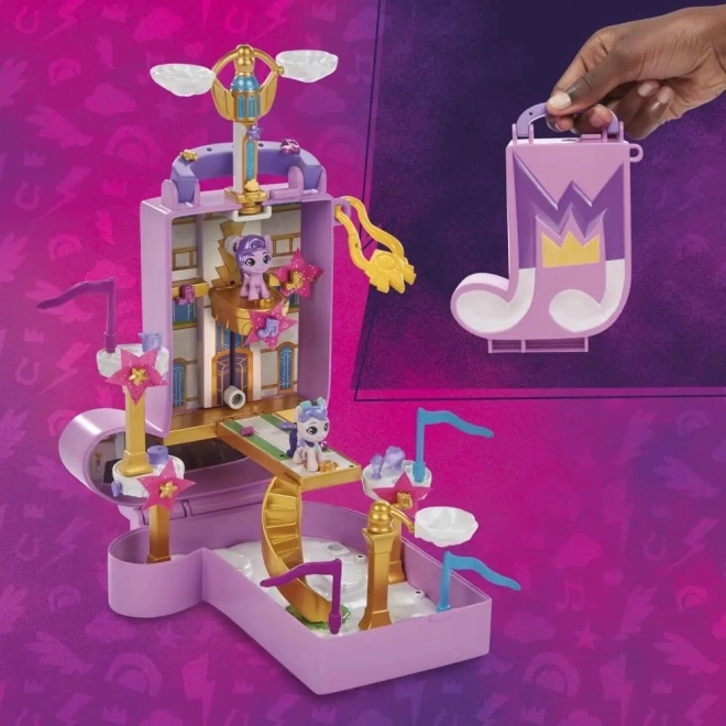 Zostava figúrok My Little Pony Mini World Magic Kompaktné Mestečko Zefírové Vrchy