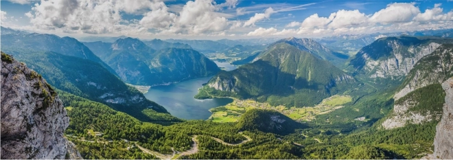 Dino panoramatické puzzle pohľad na Alpy