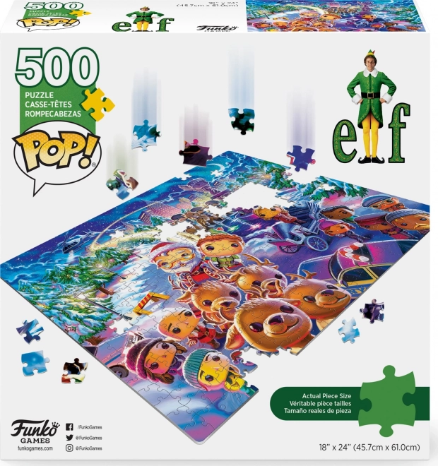 Puzzle POP! Vianočný škriatok 500 dielikov