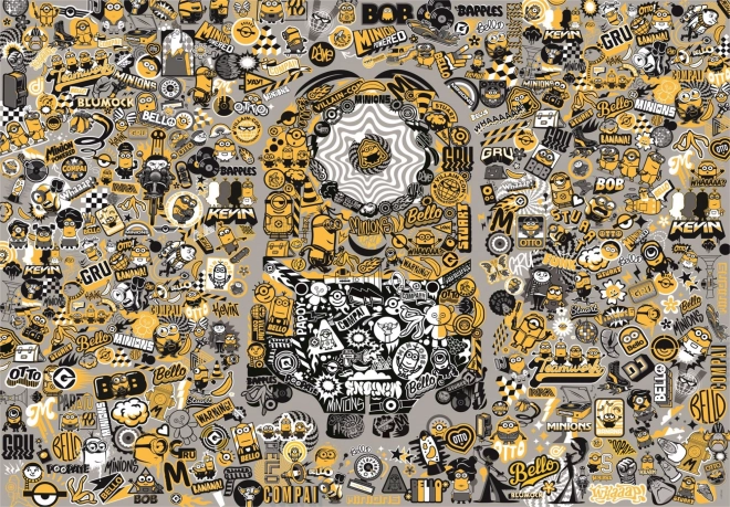 Puzzle Neskutočné: Mimoni 2, 1000 dielikov