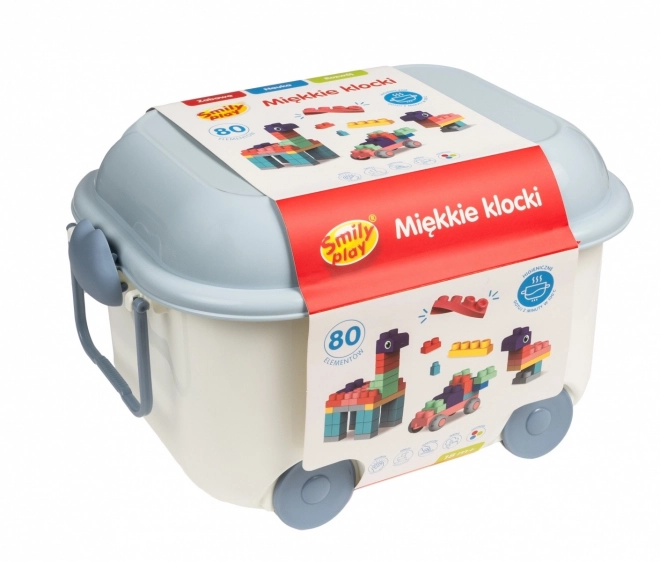 Mäkké kocky 80 kusov pre deti