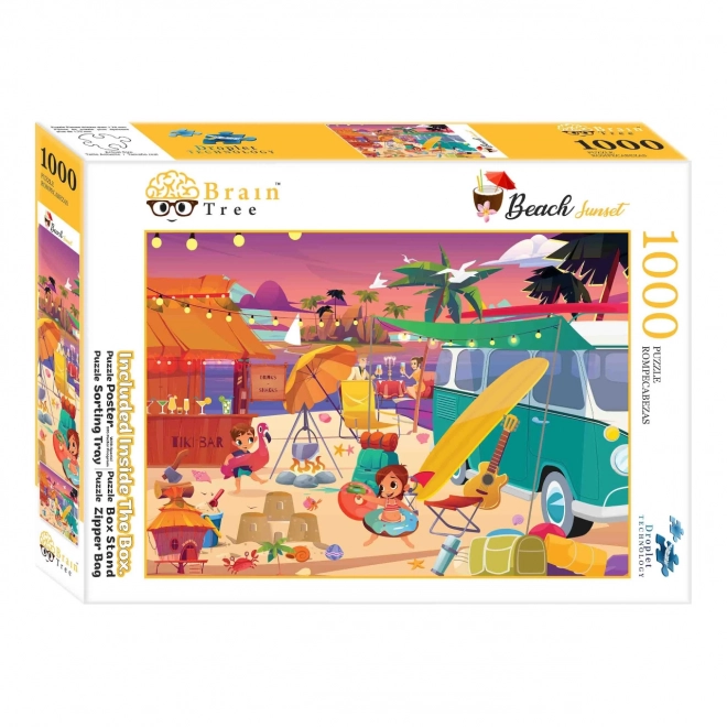 Puzzle Západ Slnka na Pláži 1000 Dielikov