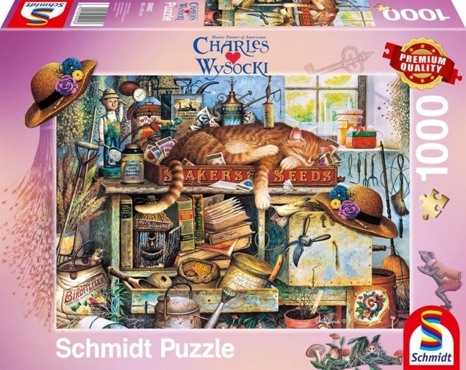 Schmidt puzzle Remington Záhradník 1000 dielikov