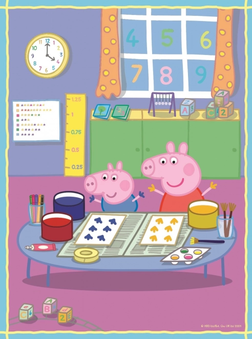 Puzzle a pexeso s Prasiatkom Peppa