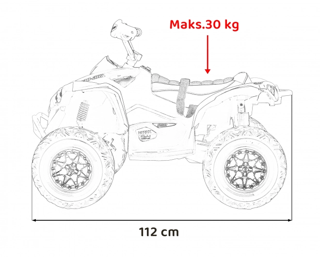 Maverick ATV červená
