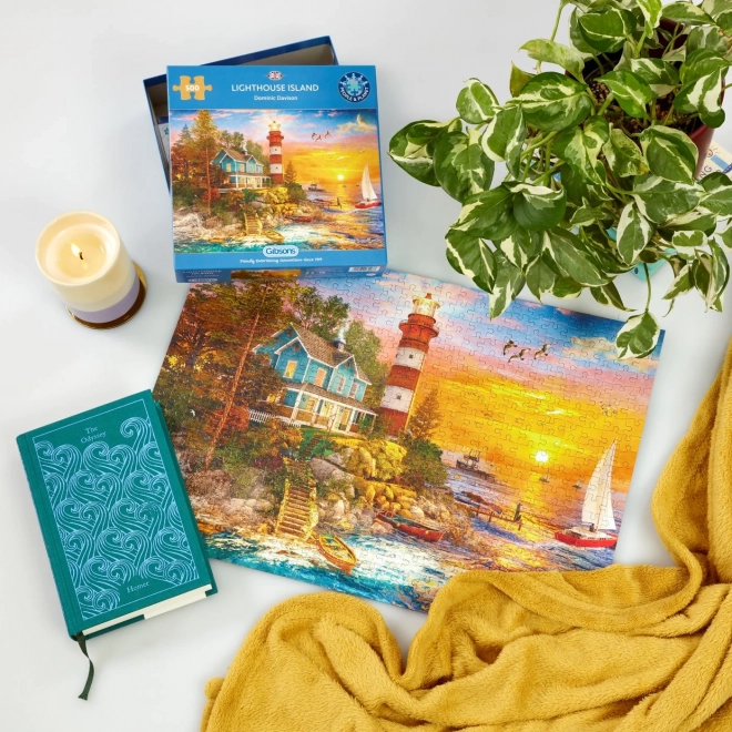 GIBSONS Puzzle Maják na ostrove 500 dielikov