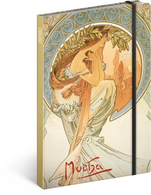 Poznámkový blok Alfons Mucha - Poezie