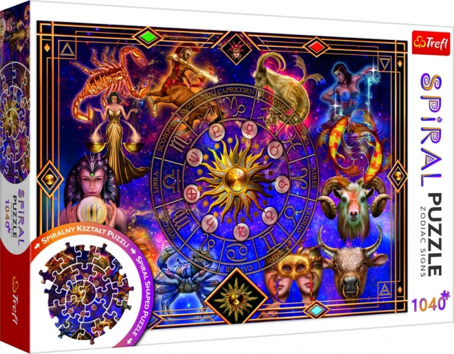 Puzzle Spiral Znamenie Zverokruhu 1040 Dielikov