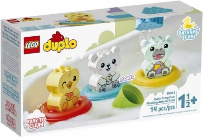 Lego Duplo Moje prvé kúpanie: plávajúci vláčik so zvieratkami