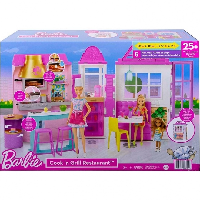 Barbie Herná Reštaurácia Set