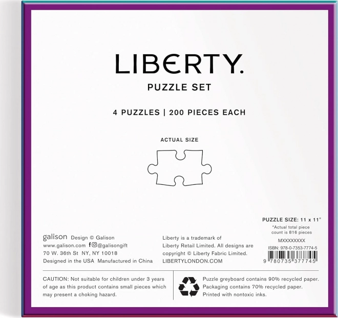 Čtvercové puzzle Liberty: Síla lásky