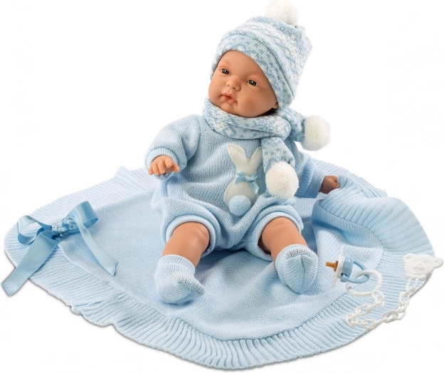 Llorens hovoriace bábätko New Born Joel Llorón 38 cm