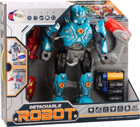 Pohyblivý robot s pohonom z detskej vŕtačky