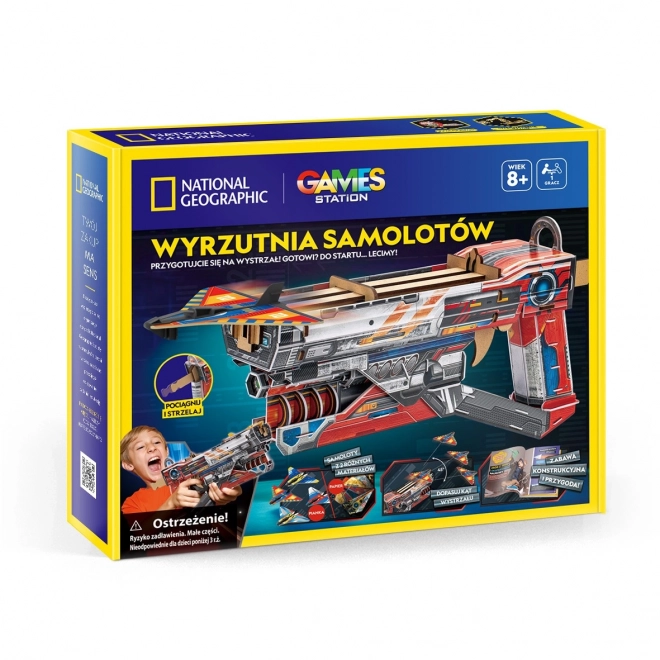 3D puzzle vystreľovač lietadiel National Geographic