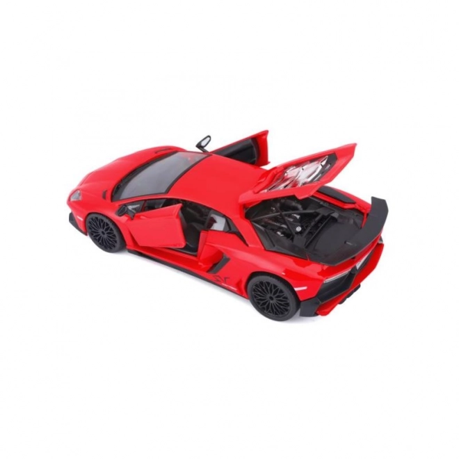 Bburago Lamborghini Aventador červené 1:24