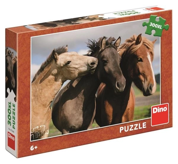 Puzzle Farebné kone XXL 300 dielikov