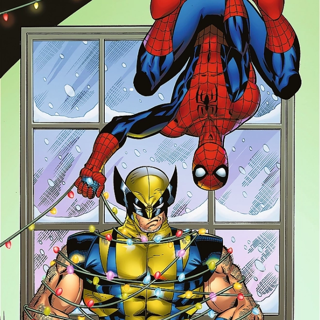 Puzzle Spiderman a Wolverin 1000 dielikov Trefl Premium Plus