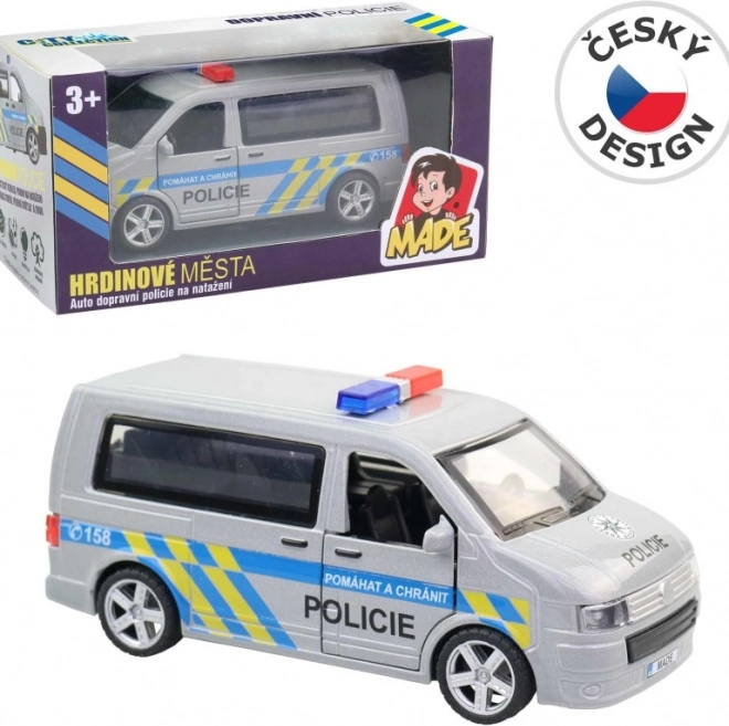 Policajná dodávka CZ dizajn