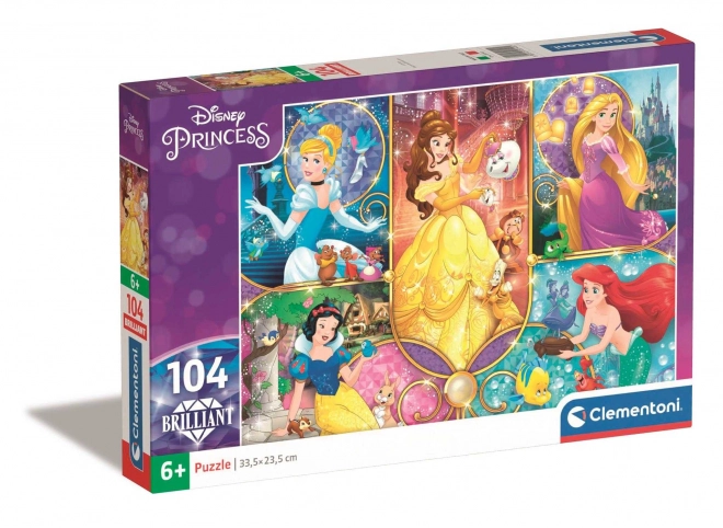 Puzzle 104 dielikov - Disney princezné