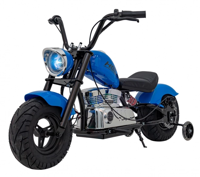 Motocykl Chopper Warrior Modrá