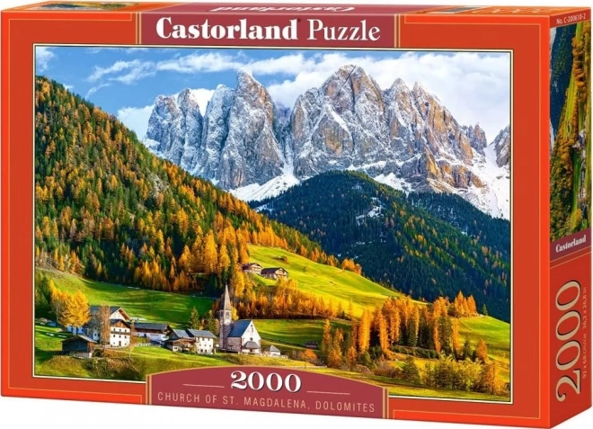 Puzzle Kostol svätej Magdalény, Dolomity 2000 dielikov