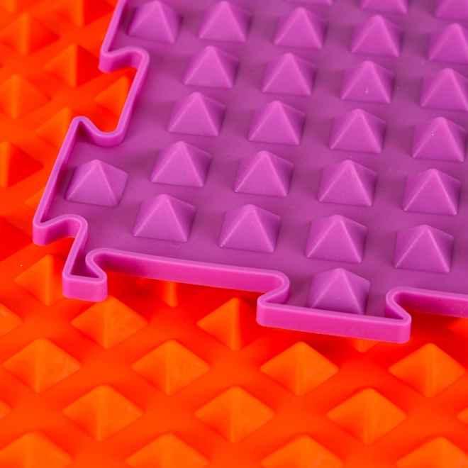Ortopedická senzorická puzzle podložka pre masáž nôh