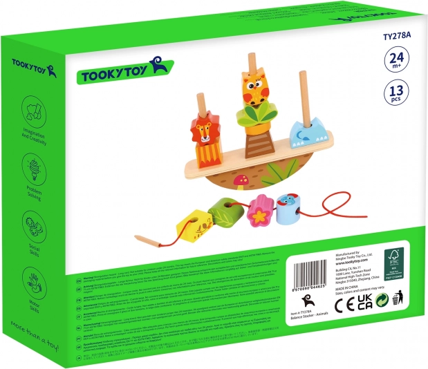 Tooky Toy Balancujúce zvieratká