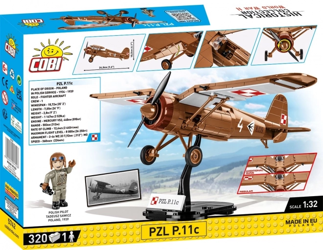 Historický model PZL P.11c – COBI II. svetová vojna