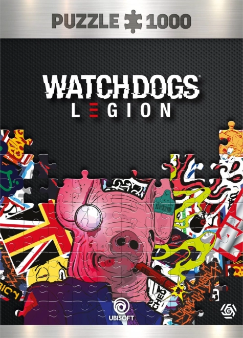 Puzzle Good Loot Watch Dogs: Legion - Prasačia maska 1000 dielikov